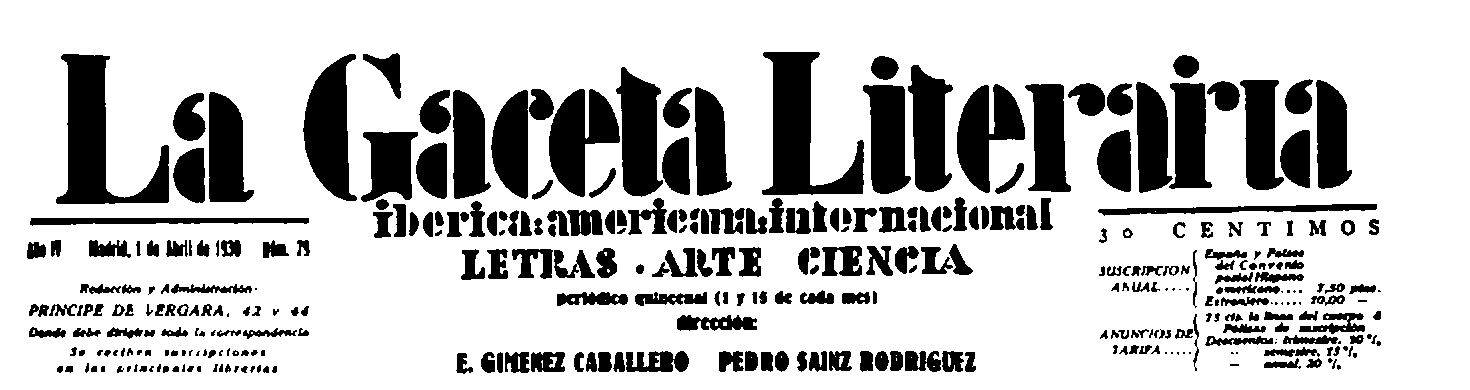 La Gaceta Literaria