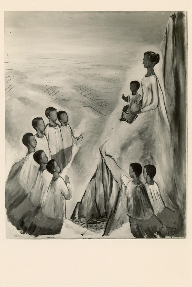 CONCURS ABAT OLIVA IL·LUSTRACIÓ DEL VIROLAI, 1947